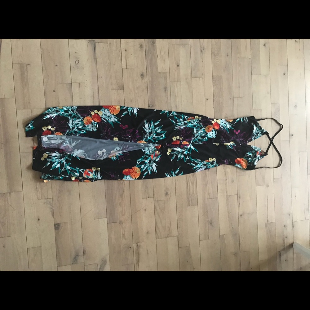 Flower maxi dress
